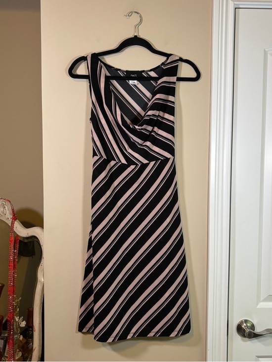 Rue21 Dresses & Skirts - Pink and Black Striped Sleeveless Dress